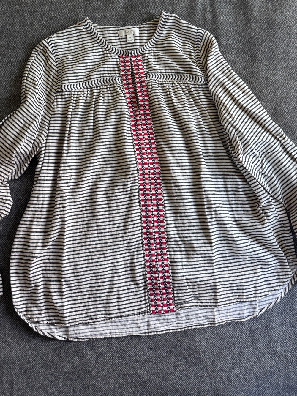 Jcrew 3/4 sleeve blouse